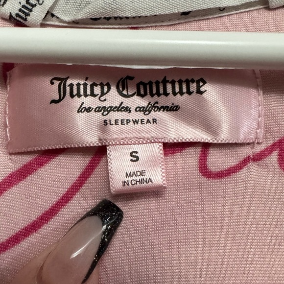 Juicy Couture Pink all over logo short robe - Missing belt - Picture 2 of 3